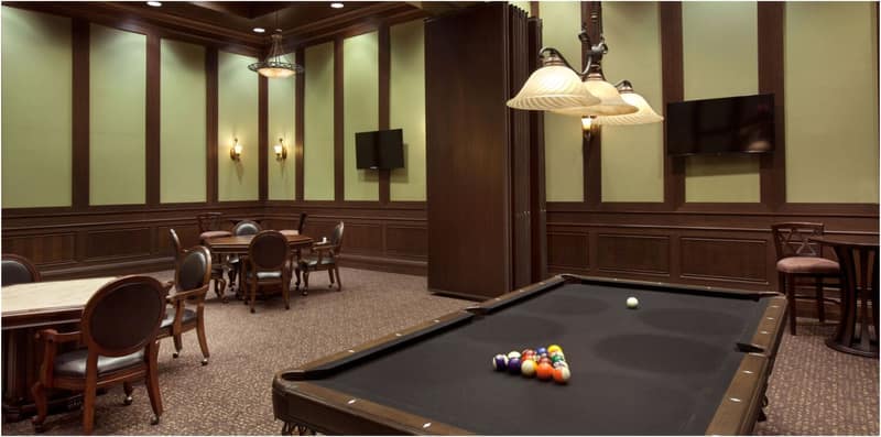 Community billiards room (shared)